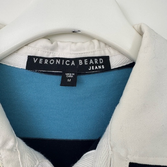Veronica Beard Rugby Stripe Dress Size M - Picture 2 of 3